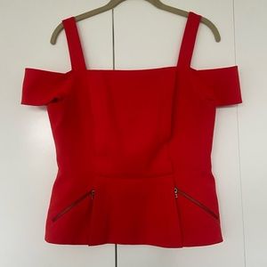 BCBG | M | Off the Shoulder Structured Blouse